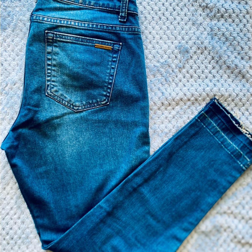 Michael Kors Blue Denim Skinny Jeans